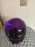 明恩紫色水晶球風(fēng)水擺件水晶球紫水晶好運透明玻璃水晶球辦公室禮物 【紫氣東來(lái)】紫色水晶球15cm-帶底座 曬單實(shí)拍圖