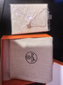 愛(ài)馬仕（HERMES）Mini Pop H項鏈 玫瑰金鏈條橢圓立體琺瑯項鏈送女友節日送禮 淺褐色玫瑰金H147992FO55 鏈長(cháng)40cm吊墜0.7*0.9cm 曬單實(shí)拍圖