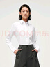 HLA海瀾之家長(cháng)袖襯衫春季25修身微彈純色翻領(lǐng)正裝襯衣女裝 曬單實(shí)拍圖