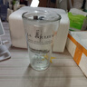 水杯玻璃杯吸管杯女高顏值可愛(ài)便攜耐熱仙女杯創(chuàng  )意雙飲杯隨手杯子 450ml黑色字母+蓋子+玻璃吸管 1只 曬單實(shí)拍圖