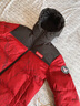 鴨鴨羽絨服男士短款2025年冬季新款時(shí)尚工裝加厚新年紅色防寒外套PG 炫彩玫紅色-YE5B708953H 2XL 曬單實(shí)拍圖