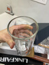 希諾單層玻璃杯敞口杯涼水杯加厚耐高溫牛奶杯啤酒杯家用商務(wù)泡茶杯 525ml-家庭4只裝 曬單實(shí)拍圖