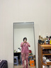仕樂(lè )純棉卡通印花女款家居服圓領(lǐng)長(cháng)袖長(cháng)褲套裝可外穿本命年紅睡衣 胭脂紅  M 曬單實(shí)拍圖