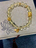 建祿黃水晶手串珠水晶手鏈女士招財高級感輕奢首飾品生日新年禮物女友 曬單實(shí)拍圖