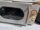 美的小滋味系列微波爐變頻家用小型奶油風(fēng)百搭復古轉盤(pán)式一級能效低頻輕音20L預制菜加熱（M2H1） 曬單實(shí)拍圖