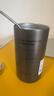 威爾基不銹鋼水杯咖啡杯冰霸杯保溫杯保冷吸管帶家用可樂(lè )杯子男士大容量 深灰色大號600ml 曬單實(shí)拍圖