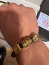 豐全珠寶率性豪俠黃金手鏈男款足金999男士轉運珠電黑金國潮手環(huán)送男生禮 率性豪俠黃金手鏈【黑金色】 曬單實(shí)拍圖