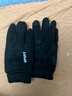 海斯迪克【今/次日達】麂皮絨手套 黑色1雙 冬季全指保暖加絨觸屏防滑手套HKW-82 曬單實(shí)拍圖