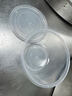 特美居一次性飯盒分格五格快餐盒帶蓋打包盒食品級可微波1500型150套 曬單實(shí)拍圖