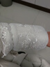 JCZS白色蕾絲袖套女秋冬季套袖短款服專(zhuān)用上班防臟成人辦公室袖口 雙層薄紗款1雙【超隱形蕾絲套袖透明薄紗】氣質(zhì)白 曬單實(shí)拍圖