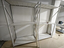 昭簡(jiǎn)簡(jiǎn)易衣柜臥室家用出租房屋帶洞洞板貨架收納置物架掛衣櫥衣帽架 三層白【簾子+洞洞板+掛衣桿】 長(cháng)120寬50高200 曬單實(shí)拍圖
