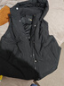雪中飛羽絨馬甲女短款連帽舒適時(shí)尚百搭外套 黑色 XL 曬單實(shí)拍圖