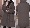 恒源祥2025新款加厚棉衣女中長(cháng)款寬松棉服時(shí)尚外套冬季加絨棉襖保暖大衣 深卡其 M 推薦85-130斤 曬單實(shí)拍圖