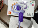 JBL JR Free 開(kāi)放式無(wú)線(xiàn)頸掛兒童耳機 不入耳藍牙掛耳式護耳耳機 背書(shū)學(xué)習網(wǎng)課音樂(lè ) 天青紫 曬單實(shí)拍圖
