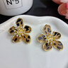 森汽豹紋花朵耳環(huán)2025新款爆款耳釘日韓輕奢高級感氣質(zhì)夸張復古耳飾女 E4161豹紋花朵耳環(huán) 曬單實(shí)拍圖