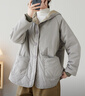 蘑菇同學(xué)連帽棉服外套女冬季加棉加厚新款時(shí)尚簡(jiǎn)約大碼女裝棉衣棉襖保暖 淺灰色 XL 【建議130-145斤】 曬單實(shí)拍圖