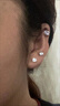 DAISY DREAM醫用鈦鋼鋯石耳釘女超閃螺絲擰扣耳骨釘養耳洞耳環(huán)耳蝸釘高級耳飾 4mm鋯石耳釘 曬單實(shí)拍圖