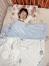 MOEDOOBIE暖糯兒童被套牛奶絨加絨加厚保暖秋冬寶寶幼兒入園被罩三件套 企鵝小畫(huà)家【加厚牛奶絨】 120*150單被套 曬單實(shí)拍圖