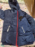 迪士尼（Disney）兒童羽絨棉服2025新款短款外套男童秋冬中大童連帽保暖潮 藏青色 150 曬單實(shí)拍圖