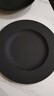 德國唯寶（Villeroy&Boch） 德國進(jìn)口餐具整套 匠心巖創(chuàng  )意西餐盤(pán)沙拉盤(pán)家用盤(pán)輕奢浮雕黑27cm 曬單實(shí)拍圖