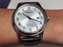 西鐵城（CITIZEN）光動(dòng)能男女士情侶手表 商務(wù)腕表 簡(jiǎn)約休閑日期顯示 男士手表 AW1231-07A 皮帶男款 曬單實(shí)拍圖