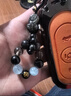 普陀山隱徑五行補喜水黑曜石海藍寶鑰匙扣掛件平安鎖葫蘆金曜石 水晶黑曜石貔貅款-鑰匙扣10mm 曬單實(shí)拍圖