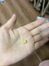 領(lǐng)豐金黃金豆豆AU9999足金實(shí)心真金豆子收藏節日禮物送女友送朋友小金豆 金豆1g 曬單實(shí)拍圖