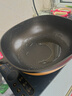 邁巴勒【抖音同款】鈦極巖鑄不粘炒鍋煎炒多用途炒菜鍋家用炒鍋耐磨32cm 曬單實(shí)拍圖