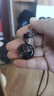 玉有情黑發(fā)晶水晶吊墜男女款平安扣鈦晶黑水晶項鏈送男友女友生日禮物 黑發(fā)晶平安扣【孤品隨機發(fā)貨】 曬單實(shí)拍圖