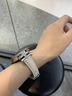【真皮】適用華為GT6手表表帶gt5高級GT4鑲鉆watch5女GT3款gt5pro 【雙面真皮】米白色銀扣 GT6/5/4【41/42mm表盤(pán)】接口18mm 曬單實(shí)拍圖