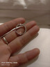法梵莎情侶戒指一對簡(jiǎn)約潮對戒閉口刻字素圈尾戒婚戒新年禮物送男女友 情侶一對鉆版閉口【需定制】 曬單實(shí)拍圖
