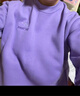 ARC'TERYX始祖鳥(niǎo) EMBLEM FLEECE CREW 女子 抓絨衫 Aster/山菀紫 S 曬單實(shí)拍圖