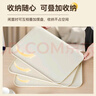 特美居（temeiju）長(cháng)方形托盤(pán)水果盤(pán)子茶盤(pán)果盤(pán)蛋糕收納盤(pán)配菜餐盤(pán)加厚特大號米白色 曬單實(shí)拍圖