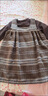 童裝2025秋冬女童連衣裙套裝兒童洋氣寶寶毛呢復古格子背心加絨裙 咖色 格子加絨連衣裙+打底衫 100 曬單實(shí)拍圖
