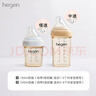HEGEN海格恩新生嬰兒奶瓶1-6個(gè)月防脹氣ppsu仿母乳寬口徑多功能奶瓶 150ml+ 240ml （金）1-6月 曬單實(shí)拍圖