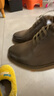 拔佳英倫皮鞋男2025秋新款牛皮軟底德比鞋91G01CM5 灰色 42 曬單實(shí)拍圖