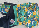 汪汪隊立大功兒童套裝男童衛衣衛褲2件套寶寶春秋童裝 綠色花版 110cm 曬單實(shí)拍圖