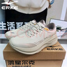 鴻星爾克（ERKE）沙發(fā)男鞋跑鞋2025秋冬季新款男子厚底舒適運動(dòng)鞋緩震綜訓鞋健身鞋 淺霧灰 42 曬單實(shí)拍圖