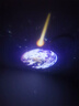 XMSJ七夕銀河星空燈投影儀小夜燈氛圍滿(mǎn)天星星光臥室燈兒童女生日 充電八音盒款黑白送13套膠片 曬單實(shí)拍圖