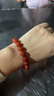南紅瑪瑙手鏈龍鱗鳳血手串單圈飾品男女同款禮物老礦凈化心靈冰裂 手鏈珠徑【10mm】 曬單實(shí)拍圖