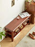 實(shí)木換鞋凳鞋柜家用鞋架一體進(jìn)門(mén)可坐門(mén)口收納穿鞋凳多層入戶(hù)鞋架 兩層【長(cháng)80*寬30*高42】 胡桃色 曬單實(shí)拍圖