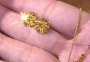 金至尊黃金耳飾煥彩雛菊5G足金耳釘送老婆生日禮物計價(jià) 2.81克 曬單實(shí)拍圖