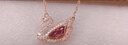 施華洛世奇（SWAROVSKI）【品牌直供】SWAN粉調天鵝女士項鏈送女友禮物5469989 曬單實(shí)拍圖