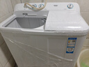 海爾（Haier）12公斤洗衣機半自動(dòng)13.5KG大容量老式雙缸洗衣機強力去污脫水動(dòng)平衡海璇波輪減少纏繞操作簡(jiǎn)單 【12公斤一級能效】強去漬+更省電+玻璃上蓋 雙缸 曬單實(shí)拍圖