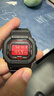 卡西歐（CASIO）小方塊男表G-SHOCK日韓表六局電波太陽(yáng)能藍牙運動(dòng)表送男友禮物 GW-B5600AR-1（血鶴）太陽(yáng)能 曬單實(shí)拍圖