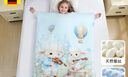 歐淘Otao蠶絲兒童秋冬款加厚恒溫寶寶睡袋中大童防踢被子神器四季通用 羊咪咪樂(lè )園【蠶絲＋豆豆絨 推薦室溫5-18℃】 160*200cm（適合6-15歲寶寶）【推薦身高160cm以?xún)取?曬單實(shí)拍圖