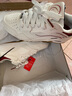 李寧月白3.0|胡先煦同款板鞋男復古秋冬季休閑鞋小白鞋減震回彈運動(dòng)鞋 云白/紅(077款)-2 41 曬單實(shí)拍圖