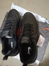 貴人鳥(niǎo)運動(dòng)鞋男鞋革面休閑鞋減震跑步鞋 黑色 40  曬單實(shí)拍圖