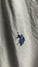 U.S. POLO ASSN.短袖襯衫男夏季純棉商務(wù)休閑寬松免燙男士上衣襯衣灰色2XL 曬單實(shí)拍圖