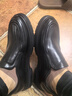 天美意男鞋商場(chǎng)同款一腳蹬純色男皮鞋新款 黑色 42 曬單實(shí)拍圖